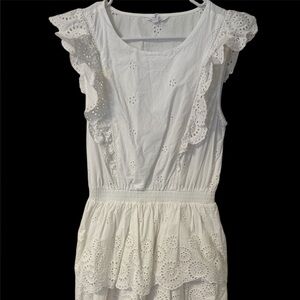 Steve Madden White Eyelet Dress